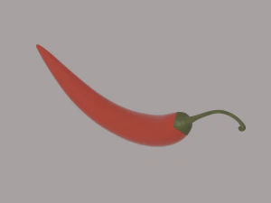 Hot Pepper 3D Model
