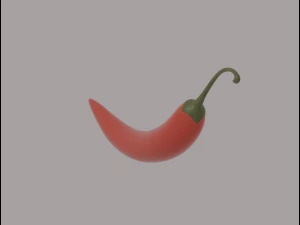 Hot Pepper 3D Model