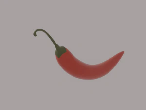 Hot Pepper 3D Model