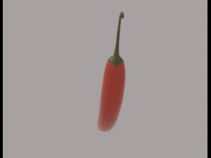 Hot Pepper 3D Model