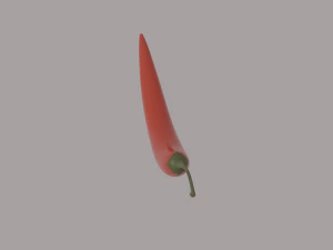 Hot Pepper 3D Model