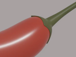Hot Pepper 3D Model