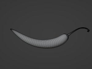 Hot Pepper Modello 3D