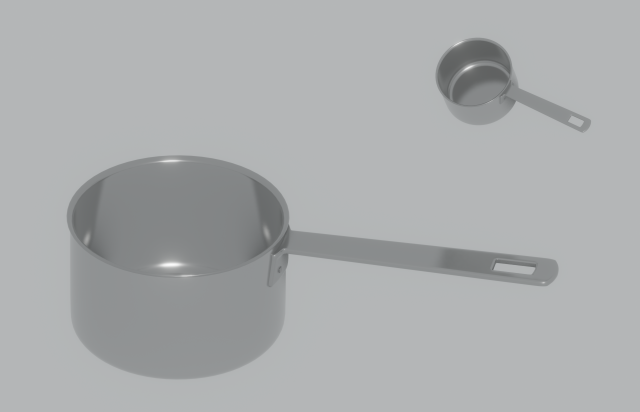 Saucepan 3D Модель .c4d .max .obj .3ds .fbx .stl .blend 