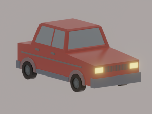 Low Poly Car Modelo 3D
