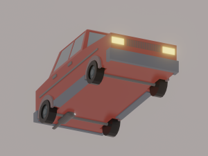 Low Poly Car Modelo 3D