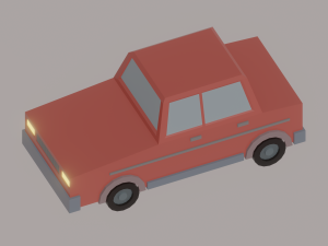 Low Poly Car Modelo 3D