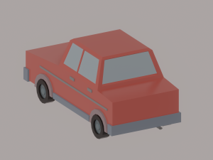 Low Poly Car Modelo 3D