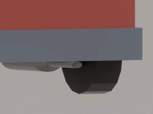 Low Poly Car 3D Model