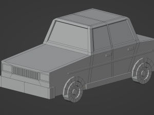 Low Poly Car Modelo 3D