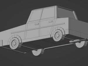 Low Poly Car Modelo 3D