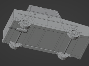 Low Poly Car Modelo 3D