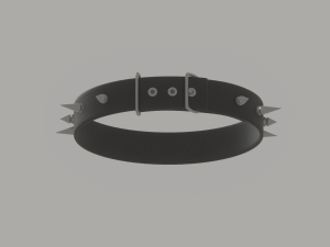 Spiked Collar Modelo 3D