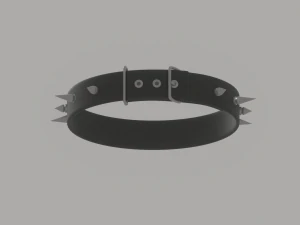 Spiked Collar 3D Model