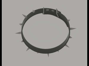 Spiked Collar Modelo 3D