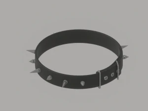 Spiked Collar 3D Model