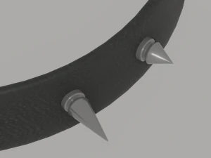 Spiked Collar 3D Model