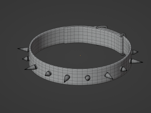 Spiked Collar Modelo 3D