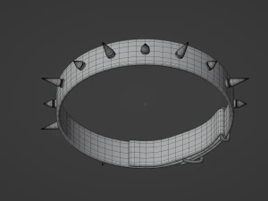 Spiked Collar 3D Model