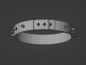 Spiked Collar 3D Model