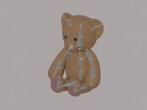 Orsacchiotto di peluche Modello 3D