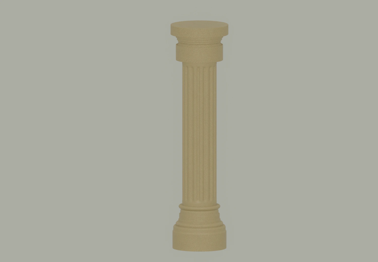 Kolom Romawi Model 3D .c4d .max .obj .3ds .fbx .stl .blend 
