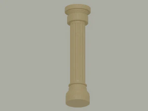 Kolom Romawi Model 3D