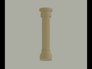 Kolom Romawi Model 3D