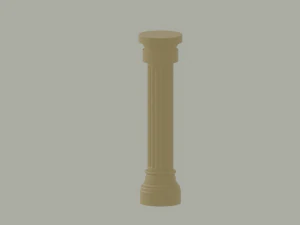 Kolom Romawi Model 3D