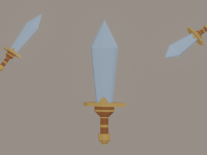 Toon Sword 3D 모델