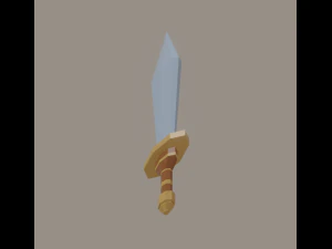 Toon Sword 3D Model