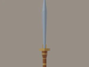 Toon Sword 3D Model
