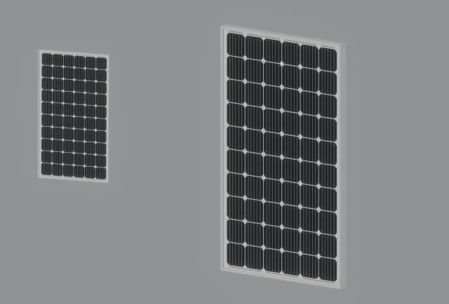 Solar Panel 3D Model .c4d .max .obj .3ds .fbx .stl .blend 