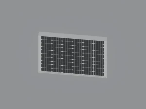Solar Panel 3D Model