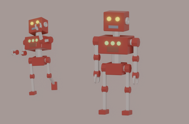 Simple Robot Modelo 3D .c4d .max .obj .3ds .fbx .stl .blend 