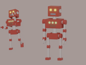Simple Robot 3D 模型
