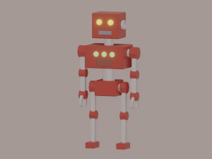 Simple Robot Modelo 3D