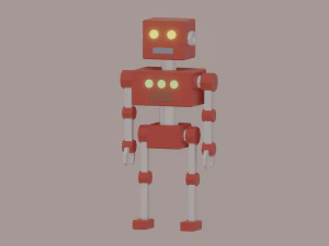 सरल रोबोट 3D मॉडल