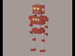 Simple Robot Modelo 3D