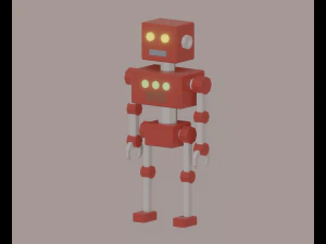 सरल रोबोट 3D मॉडल