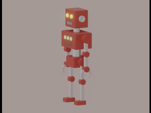 Simple Robot Modelo 3D
