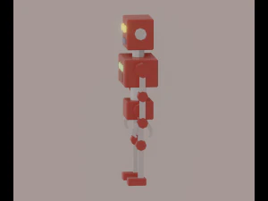 सरल रोबोट 3D मॉडल