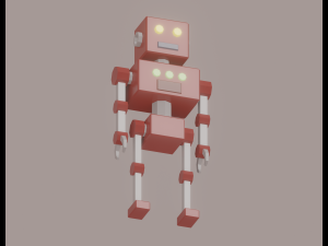 Simple Robot Modelo 3D