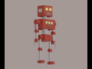 Simple Robot Modelo 3D