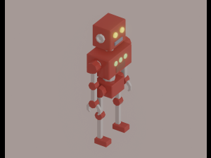 Simple Robot Modelo 3D