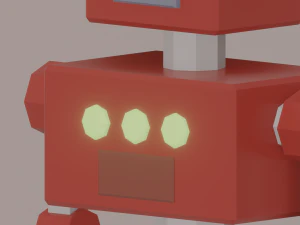 सरल रोबोट 3D मॉडल