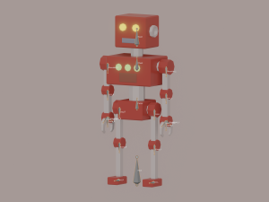 Simple Robot Modelo 3D