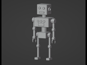 Simple Robot Modelo 3D
