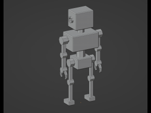 Simple Robot Modelo 3D