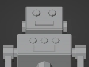 सरल रोबोट 3D मॉडल